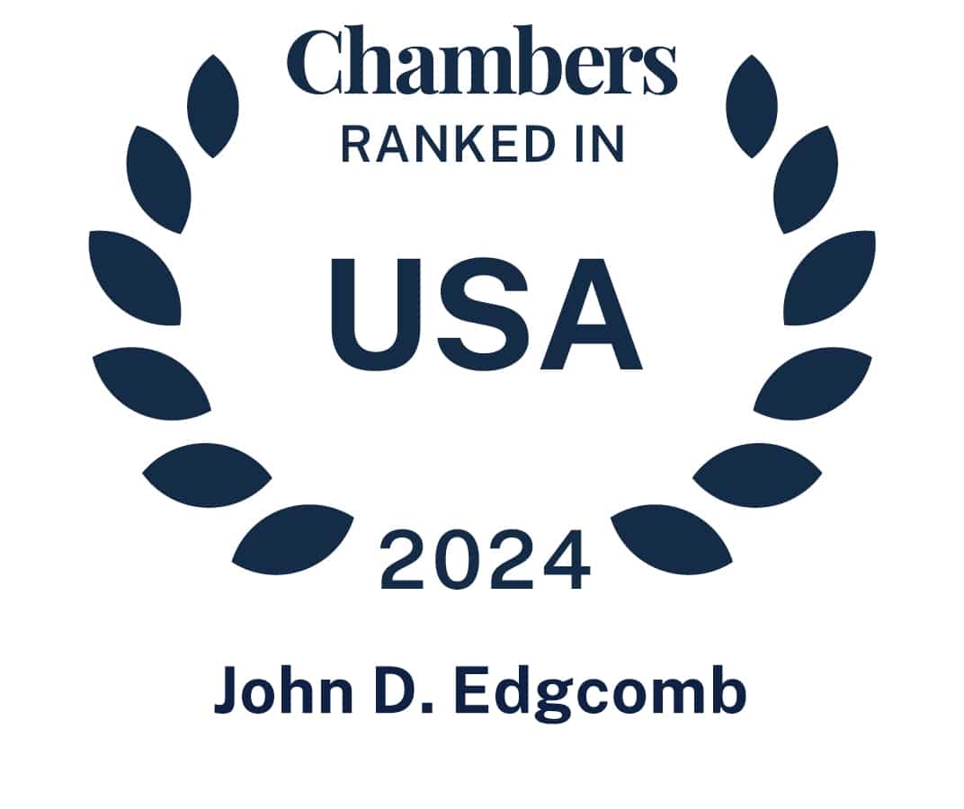 Chambers Ranked in USA 2024 - John D. Edgcomb